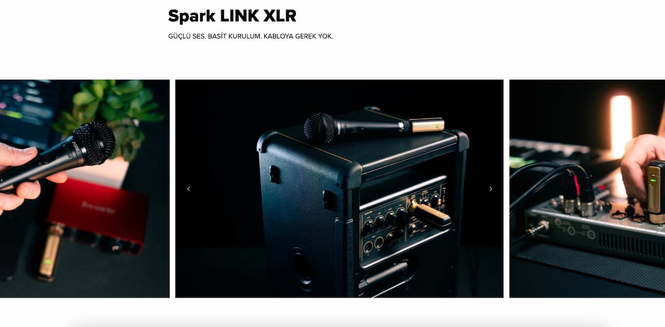 Positive Grid Spark LINK Wireless XLR Audio System - 2.4GHz